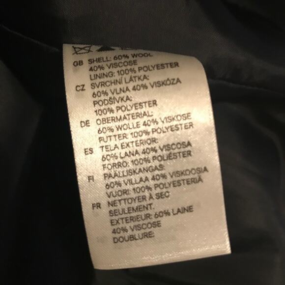 H&M cream/blk/gray jacket SZ 6 - Picture 8 of 8